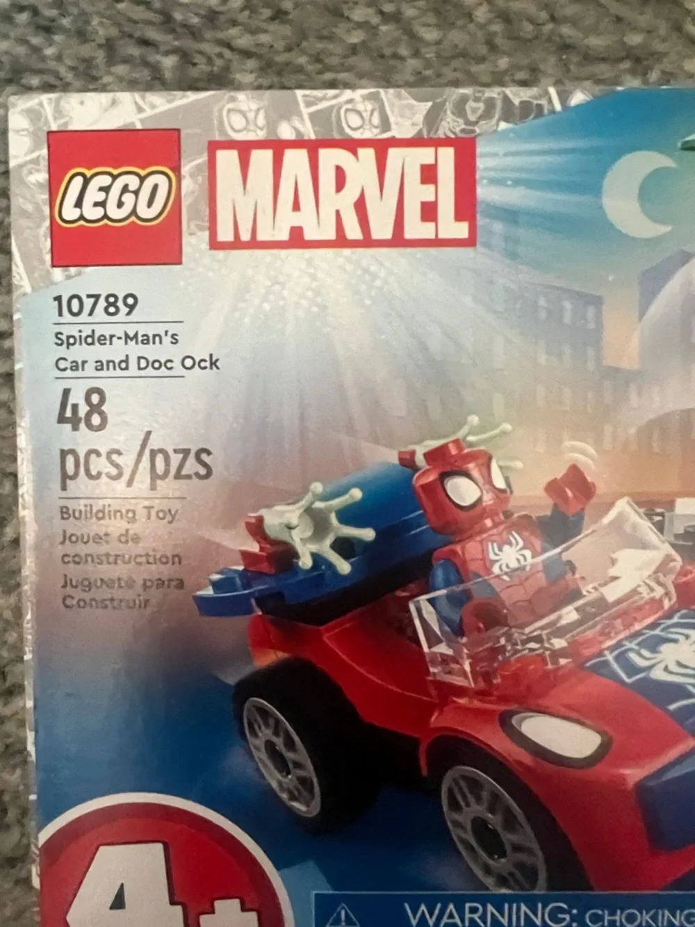 Marvel Spider-Man Red and Blue Car Building Set